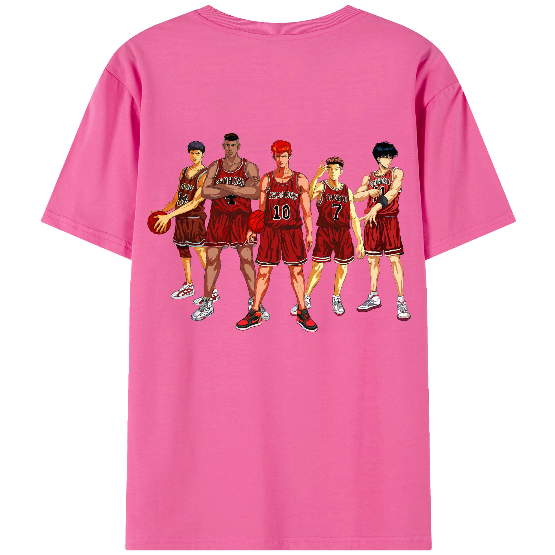 （画像用） SLAM DUNK／スラムダンク レディース半袖Tシャツ(バックプリント)